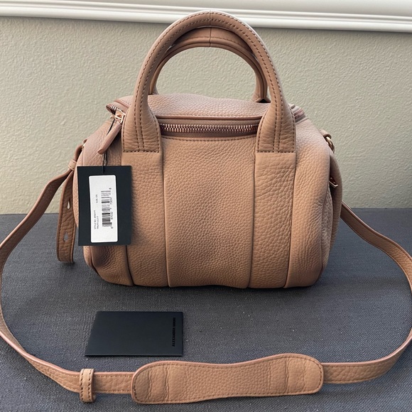 Alexander Wang NWT Rocco in Truffle leather with Rose Gold hardware - Picture 7 of 7